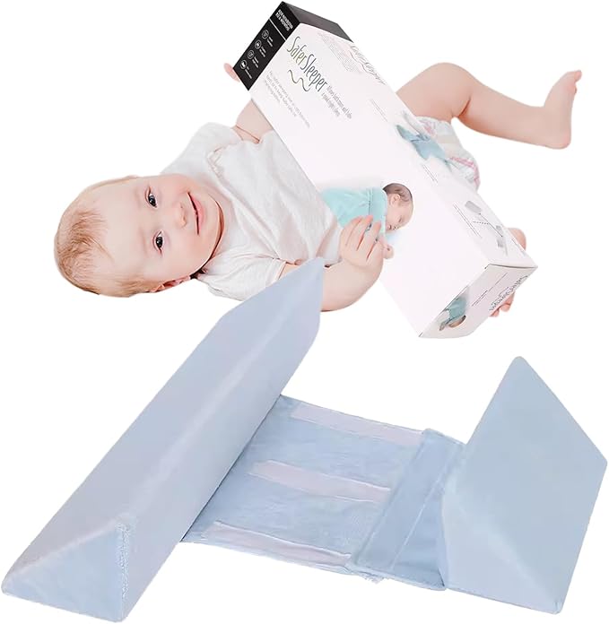 Baby Side Sleeper Weddge Breathable Pillow, Removable and Washable Breathable Bedding Set Collection Size Memory Foam (Adjustable Fill) Bed Pillows Set