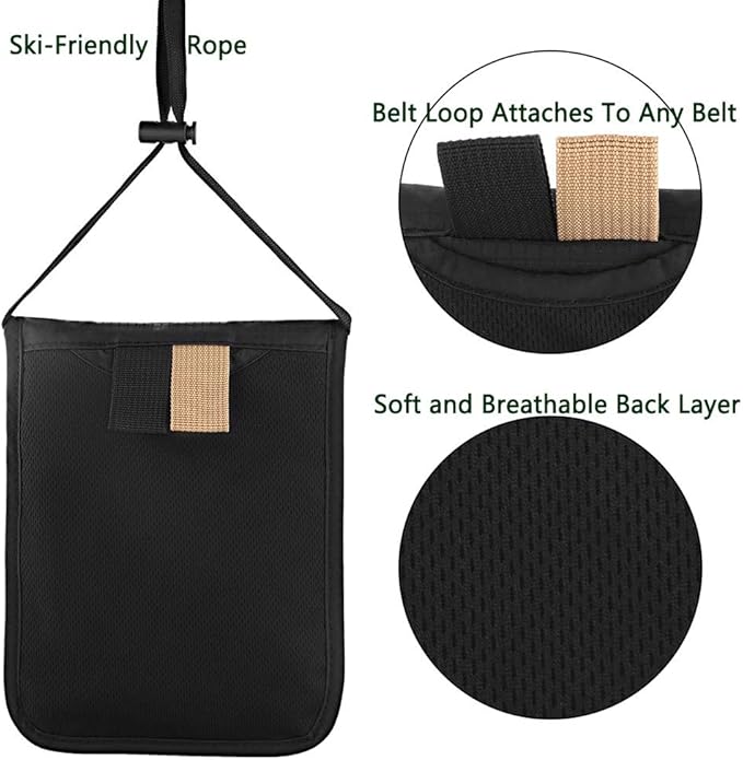 Travel Pouch Neck Wallet Family Passport Holder Organizer Case with RFID Blocking