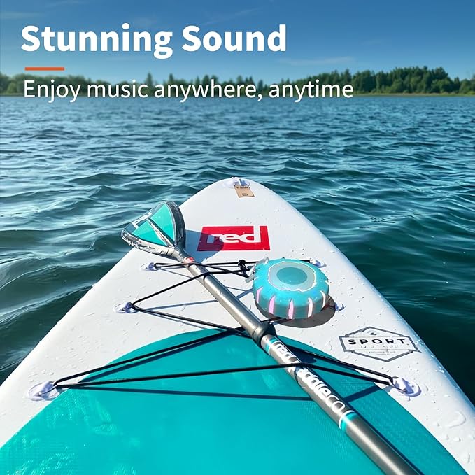 HEYSONG Waterproof Shower Bluetooth Speaker, Durable & Portable with Clear Sound, Ideal for Shower, Pool, Beach & Kayaking – Great Gift for Girls, Women & Men