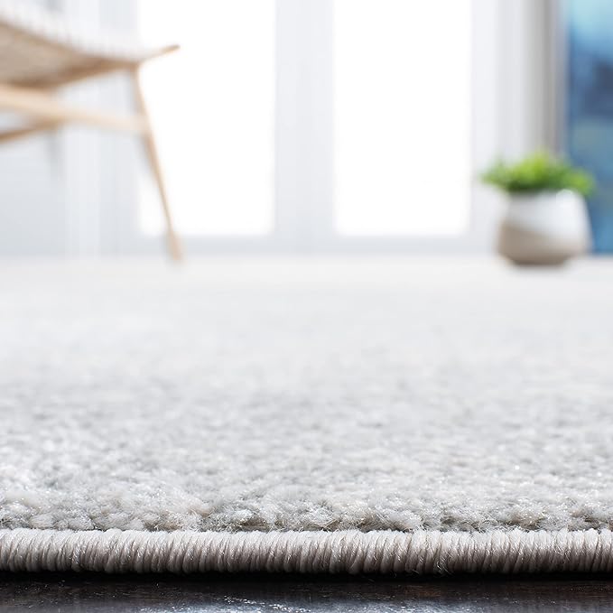 SAFAVIEH Evoke Collection 9' x 12' Ivory / Sage EVK272B Modern Abstract Non-Shedding Living Room Bedroom Dining Home Office Area Rug