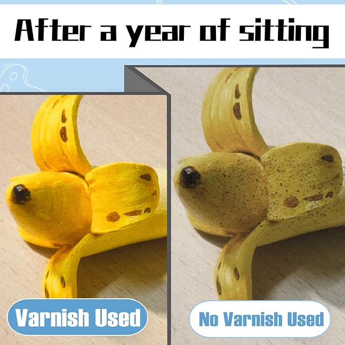 100ml Air Dry Clay Varnish，Air Dry Clay Sealant for Airdry Clay，Air Dry Clay Glaze Can Not Only Used to Prevent Clay Cracking, Scratches, and Wear,It Can Also Having a Matte Glaze Effect (Matte)
