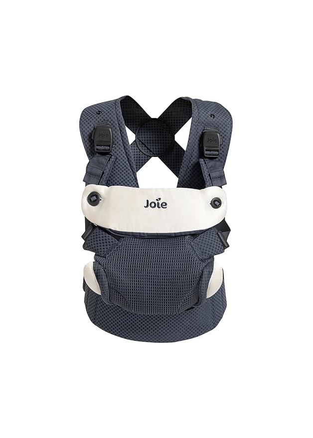 Joie Savvy Lite Air 3-in-1 Baby Carrier – Lightweight, Ergonomic Baby Carrier with 3 Carry Positions, Breathable Fabric, Padded Straps, and Lumbar Support (Indigo)