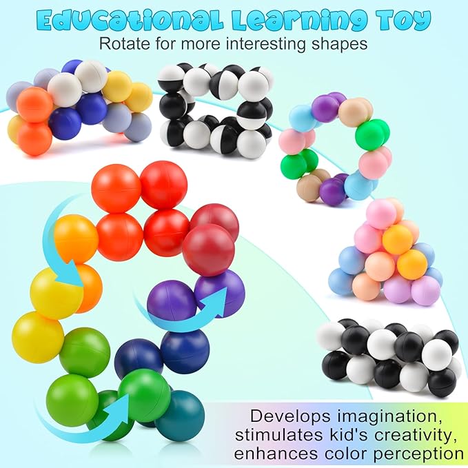 2PCS Autism Sensory Toys for Autistic Children, Sensory Fidget Toys for Kids Adults ,Autism Learning Materials ADHD Fidget Toys, Toddler Stocking Stuffers Present for Boys 3+ Year Old Age(D)