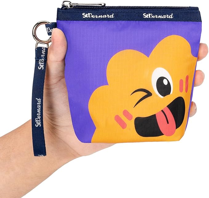 StBernard Kids First Aid Kit, EDC Mini Portable Medical Kit with Cute Bandages, Tools for Children's Daily Boo-Boos, Suits for Home, School, Camping, Hiking, Cub Scouts, Backpacking (Purple)