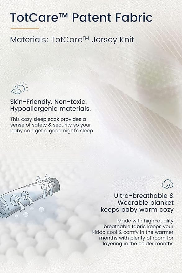 TotAha Baby Sleep Sack 0-6 Months 3-Pack,Summer Light Sleeping Bag 0.5 TOG, Buttery Soft Babies Wearable Blanket with 2-way Safe Zipper Girl Boy, 0.5 TOG