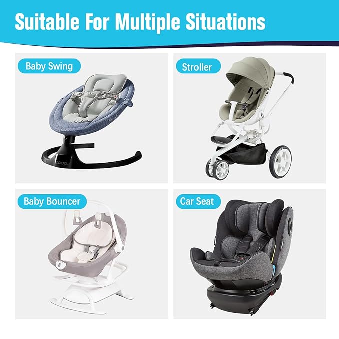 KAKIBLIN Baby Neck Pillow, Baby Travel Pillow, Baby Support Pillow,Upgraded Baby Neck Pillows for Car Seat Toddler Head and Neck Support Pillow for Car Seat, Pushchair(Unicorn)