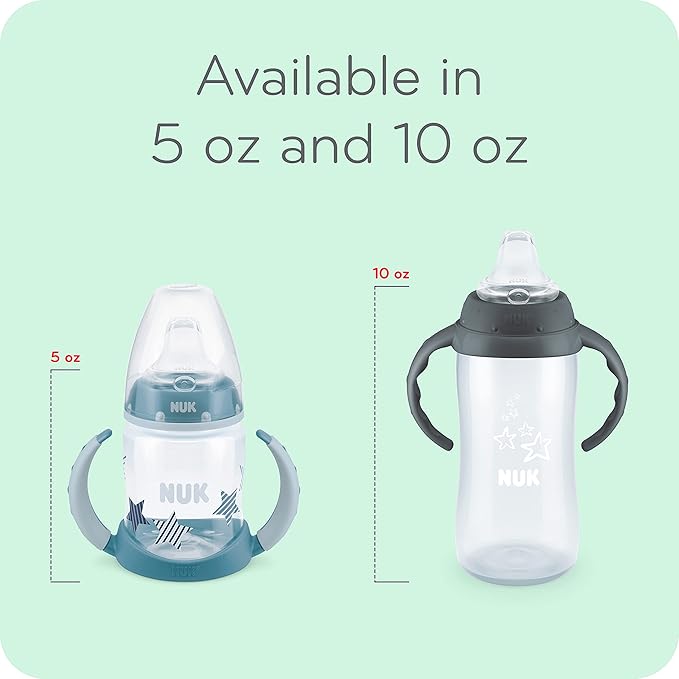 NUK Small Learner Tritan Cup, 5 oz, 6+ Months – BPA Free, Spill Proof Sippy Cup
