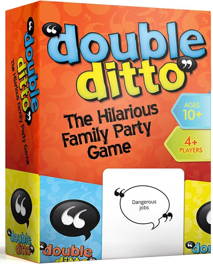 Inspiration Play Double Ditto - a Hilarious Award-Winning Family Party Game for 4-20 Players (Ages 8 and up)