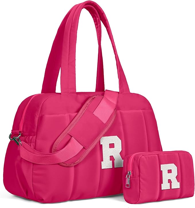 Dance Bag, Kid Weekender Bags，Girl Overnight Bag with Wet Pocket，Lightweight Travel Tote Personalized Cheer Bags with Makeup Pouch-11 Year Old Girl Birthday Gifts