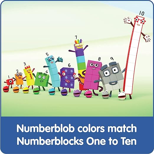 hand2mind Numberblocks Numberblob Counting Set, Math Counters, Counting Toys, Educational Math Manipulatives, Numbers for Toddlers, Preschool Learning Toys, Easter Basket Stuffers for Kids