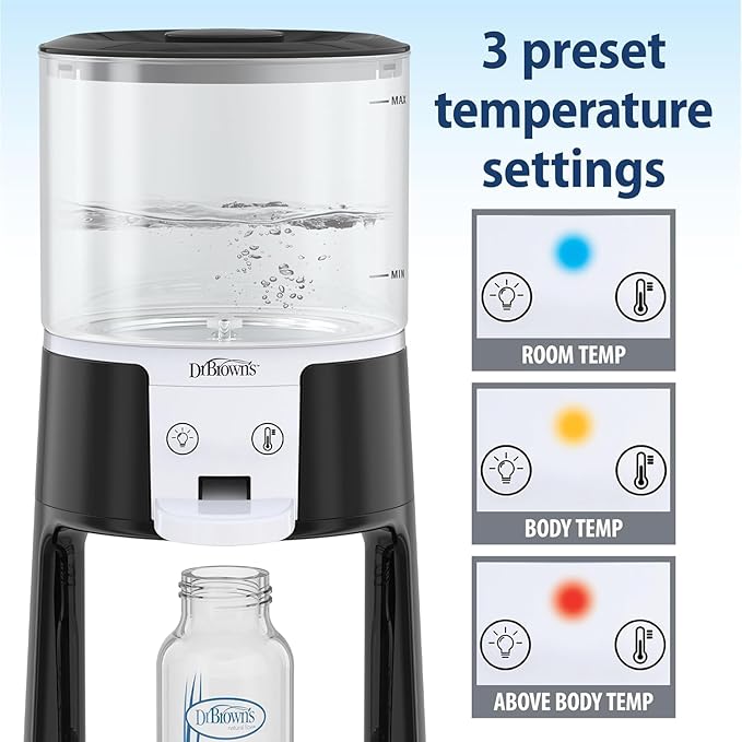 Dr. Brown's Insta-Prep Warm Water Dispenser with Baby Formula Dispenser, Pink