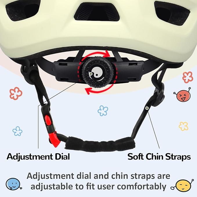Toddler/Kids Bike Helmet, Adjustable and Multi-Sport, from Infant to Schoolchild, 2 Sizes
