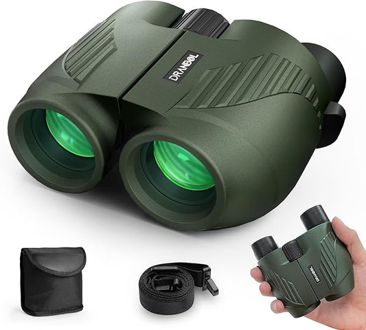 20X25 Small Binoculars for Adults and Kids, Large Eyepiece Binoculars for Bird Watching Easy Focus, Pocket High Powered Opera Glasses for Concert, Cruise Ship, Travel Must Have