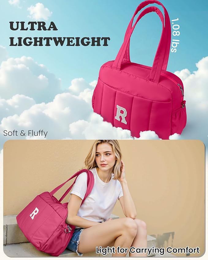 Dance Bag, Kid Weekender Bags，Teen Girl Gifts Trendy Stuff-Girl Overnight Bag with Wet Pocket，Lightweight Travel Tote Personalized Cheer Bags with Makeup Pouch