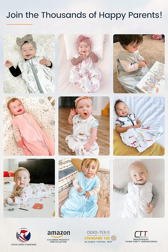 TotAha Toddler Quilted Sleep Sack 1.0 TOG for 2T-3T-4T, Soft Warm Wearable Blanket Baby Sleep Bag with 2-Way Safe Zippers,Premium Winter Extra Large Sleeping Sacks