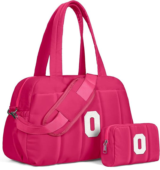 Dance Bag, Kid Weekender Bags，Girl Overnight Bag with Wet Pocket，Gifts for Teen Girls-Lightweight Travel Tote Personalized Cheer Bags with Makeup Pouch