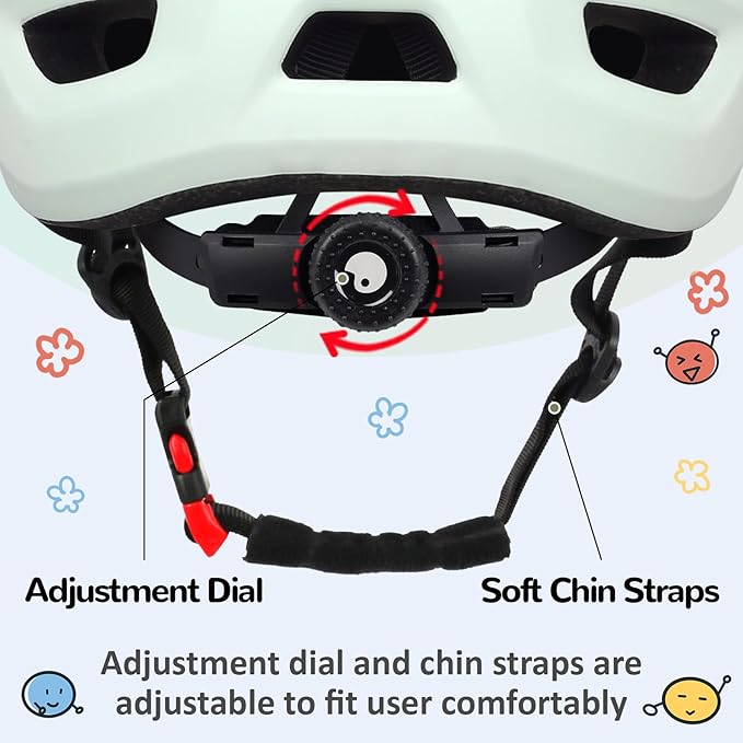 Toddler/Kids Bike Helmet, Adjustable and Multi-Sport, from Infant to Schoolchild, 2 Sizes