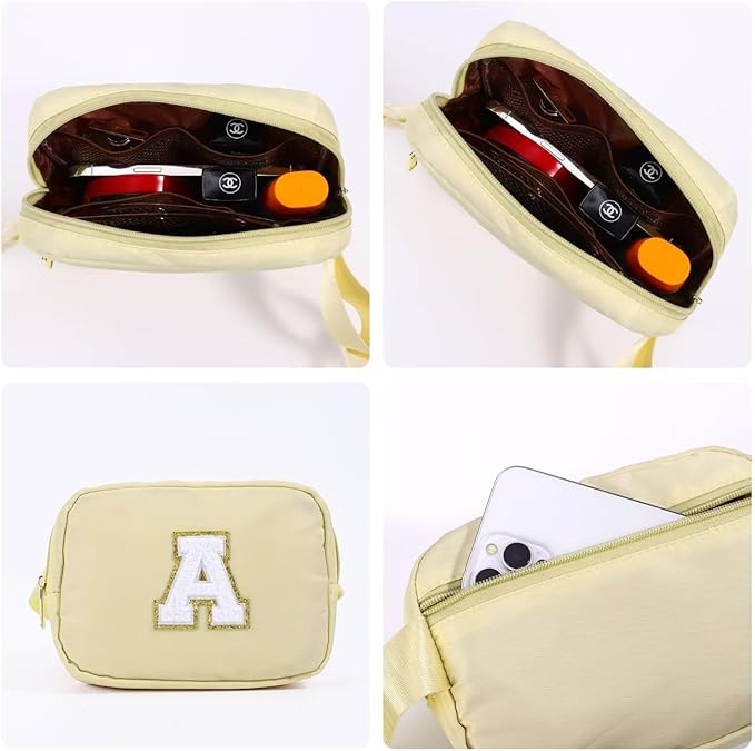 YOOLIFE Teacher Appreciation Gifts - Women Teacher Retirement Gift, Initial Crossbody Bag, Khaki