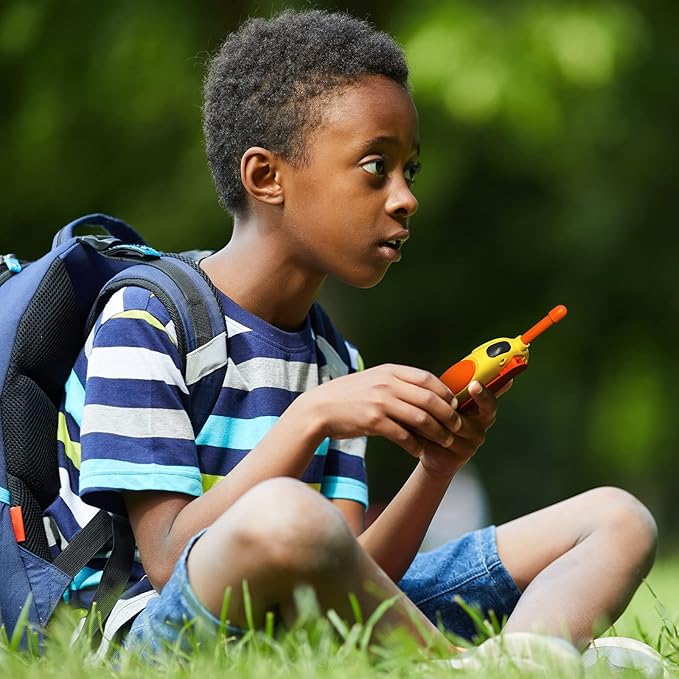 Walkie Talkies for Kids Rechargeable Toys for Ages 5-7 Boys Girls, 22 Channels 2 Way Radio Toy Christmas Birthday Gifts for Girls Boys Ages 3-12 Camping Hiking Outdoor Easter Basket Stuffers
