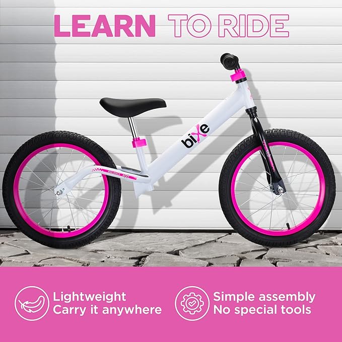 Balance Bike: for Big Kids Aged 4, 5, 6, 7, 8 and 9 Years Old - No Pedal Sport Training Bicycle | 16inch Wheel