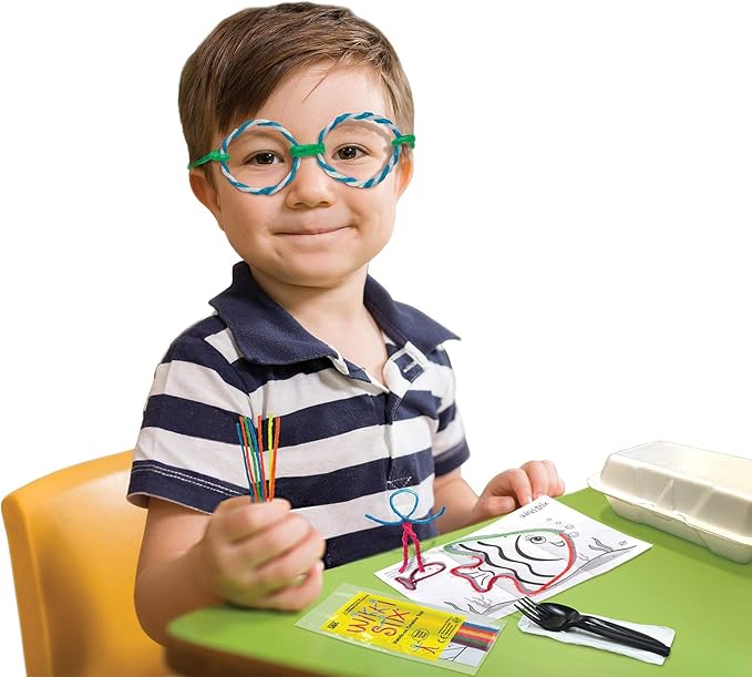 WikkiStix Sea Life Pak Features 12 Sea Creatures with Hands-on Activity and Fun Fact on Each, Made in The USA!