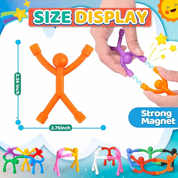 Magnetic Travel Toys for Toddlers Kids 30PCS, Airplane Car Travel Activities Essential, Fidget Toys Road Trip ‌Sensory Toy, Fidgets for Classroom Toys for 3 4 5 6 7 8 Year Old, Gift for Boys and Girls