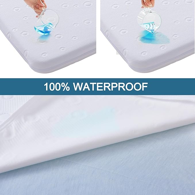 Baby Bassinet Mattress Pad, 30" x 18" x 2" Dual Sided Gel Memory Foam Mattress with Breathable Removable Soft Cover Fit for Halo Bassinest Swivel/Luxe/Glide/Flex/Premiere Series Sleeper