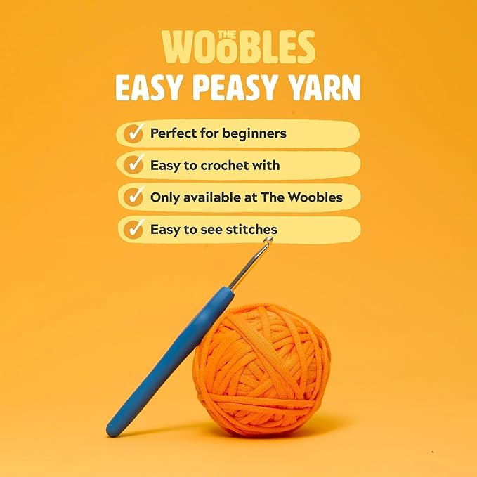 The Woobles Minecraft Crochet Kit – Beginner Crochet Kit for Adults & Kids, Easy Knitting Kit with Woobles Yarn, DIY Crafts, Crochet Animals, Minecraft Toys, Gift for Gamers & Crafters (Pig)