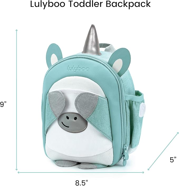 Toddler Backpack Leash - Baby Walking Harness & Anti-Lost Wrist Tether - Kids Backpack 5 Storage Pockets and 2 Adjustable Child Leashes for Kids 1, 2,3,4,5,6,7 Years Old - Ultra-Soft - Unicorn