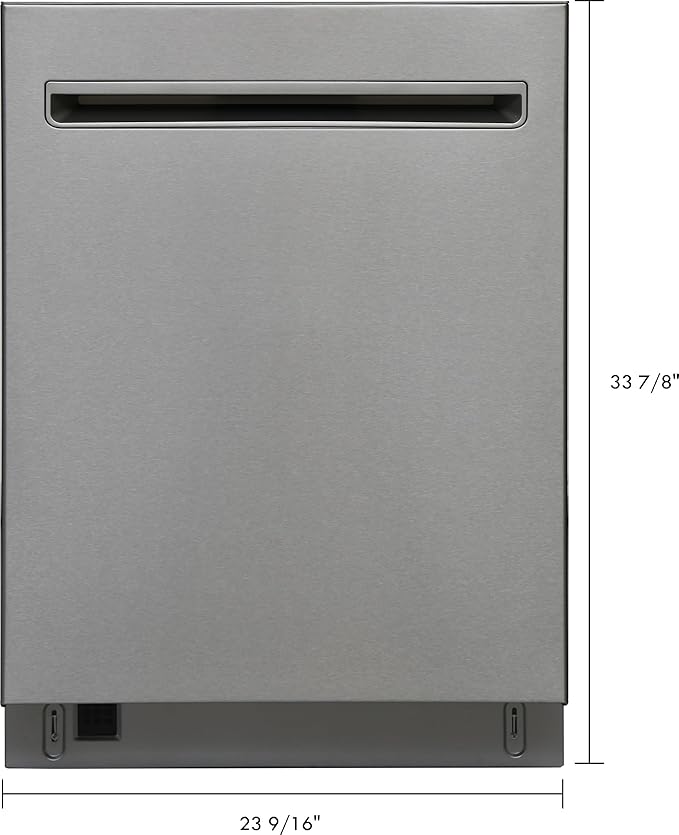 Kenmore 24" Built-in Stainless Steel Tub Dishwasher EasyFlex 3rd, SmartWash, UltraWash Plus, TurboDry, Adjustable Rack, Energy Star Certified, Fingerprint Resistant