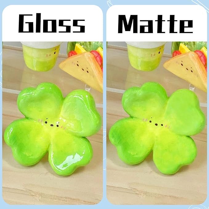 100ml Air Dry Clay Varnish，Air Dry Clay Sealant for Airdry Clay，Air Dry Clay Glaze Can Not Only Used to Prevent Clay Cracking, Scratches, and Wear,It Can Also Having a Matte Glaze Effect (Matte)