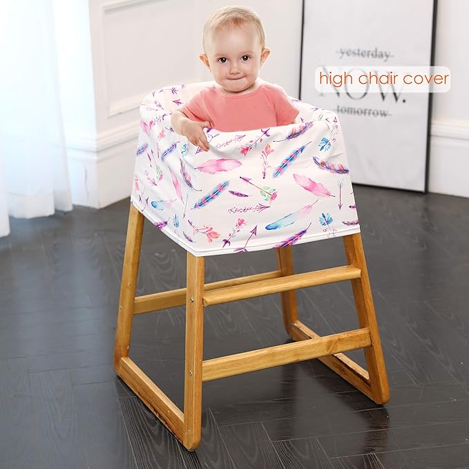 Car Seat Covers for Babies - Carseat Canopy, Multi-use Breastfeeding Covers, Girls and Boys Baby Shower Gifts