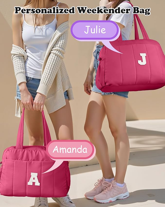 Dance Bag, Kid Weekender Bags，Girl Overnight Bag with Wet Pocket，Lightweight Travel Tote Personalized Cheer Bags with Makeup Pouch-10 Year Old Girl Birthday Gifts