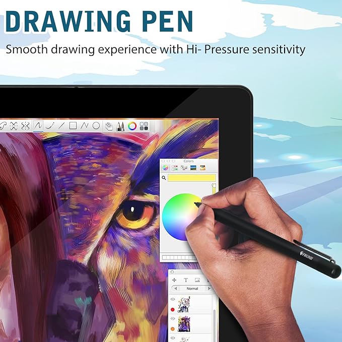 T11 Pro Standalone Drawing Tablet with Screen,10.1 inch FHD Display,No Computer Needed,Octa-Core CPU,Pre-Installed Drawing Apps & Tutorials,More Bonus Items for Beginners, Artists, Students