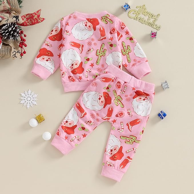 0-4T Toddler Boy Girl Halloween Outfit Fall Clothes Ghost Long Sleeve Sweatshirt Top Pants Baby Halloween Clothes