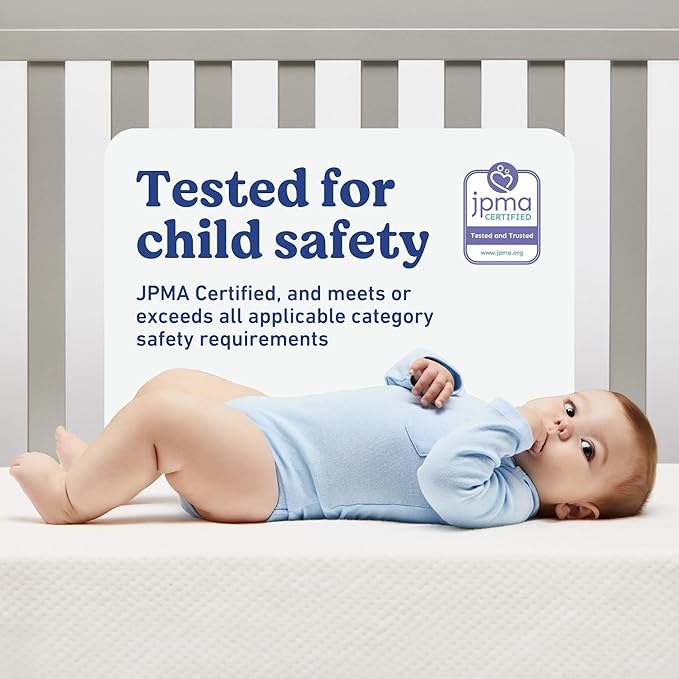 Graco Premium Crib Mattress & Protector Value Bundle (2-Pack) – Includes GREENGUARD Gold Certified Crib & Toddler Mattress, GREENGUARD Gold Certified Waterproof Protector