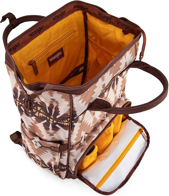 Wrangler Callie Diaper Bag Backpack with Stroller Straps Multifunction Baby Travel Bag WG2210-9110TN