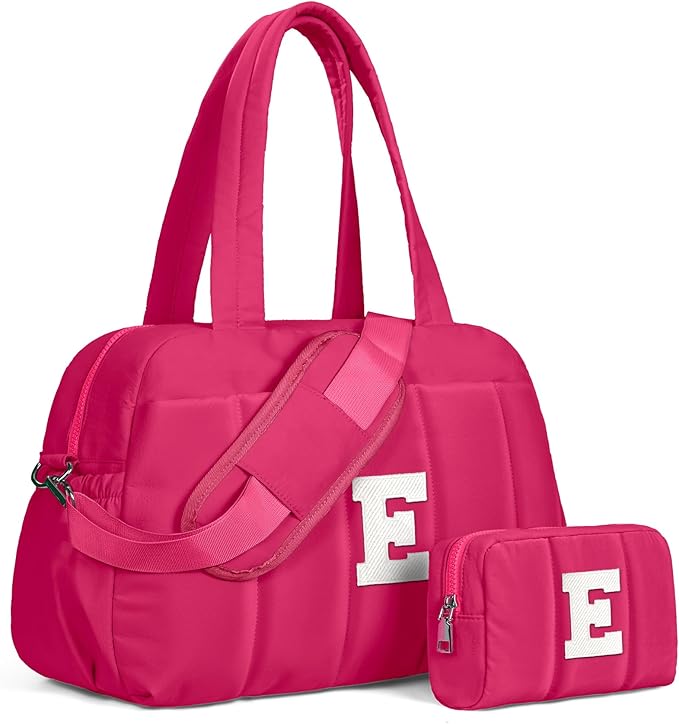 Dance Bag, Kid Weekender Bags，Girls Birthday Gifts-Girl Overnight Bag with Wet Pocket，Lightweight Travel Tote Personalized Cheer Bags with Makeup Pouch