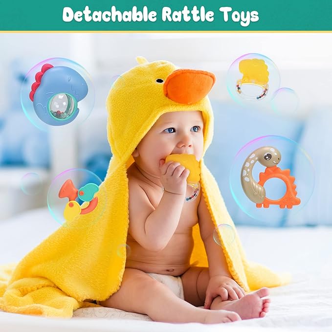 CUTE STONE Baby Gym Play Mat & Learning Walker, Activity Mat with Play Piano, Musical Activity Center with Lights, Baby Push Walkers & Tummy Time Mat for Infant Newborn Toddlers