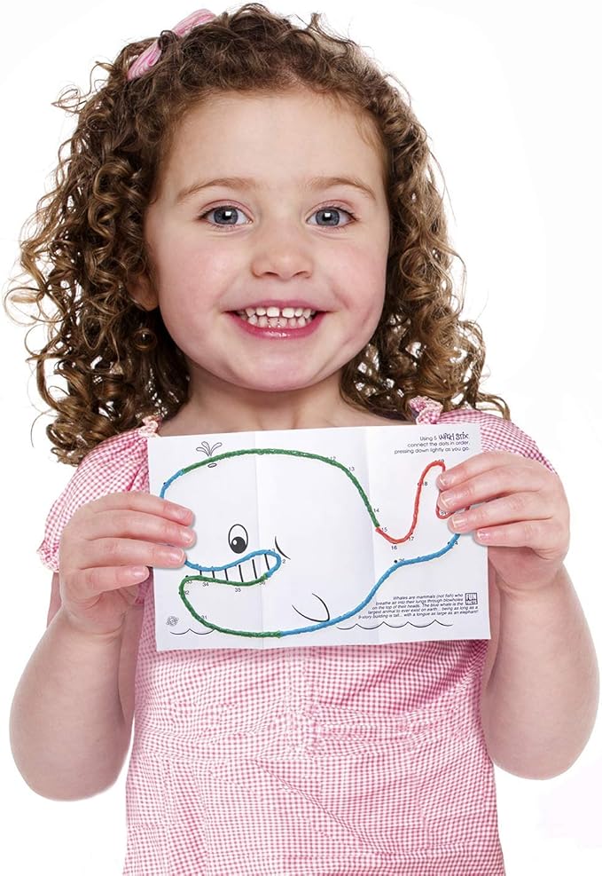 WikkiStix Sea Life Pak Features 12 Sea Creatures with Hands-on Activity and Fun Fact on Each, Made in The USA!