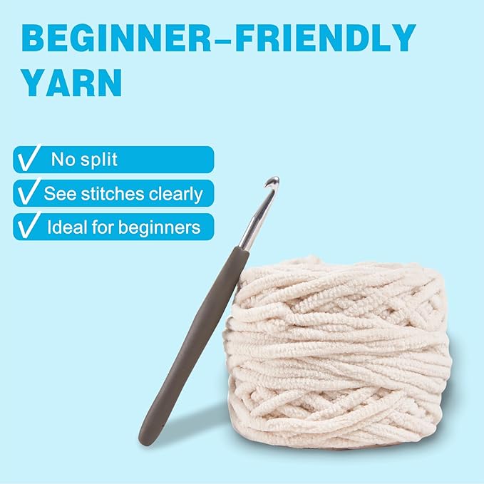 Eelexa Crochet Kit for Beginners, Amigurumi Crocheting Animal Kits, with Step-by-Step Video Tutorials for Kids Adults Beginner - 2 Pack Turtles