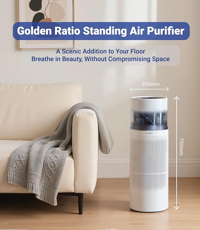 2 in 1 Air Purifier with Humidifier,Air Purifiers for Home Large Room,Humidifier and Air Purifier in one HEPA Purifier for Home Pets Remove Pet Odor Smoke Pollen Dust for Bedroom,Living Room,Office