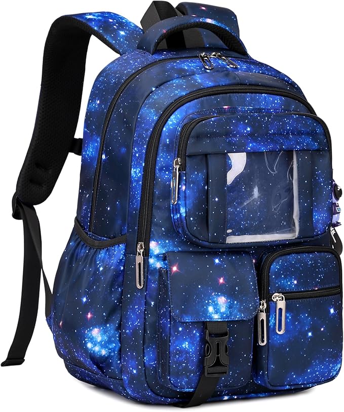 Kids Backpack for Girls Boys School Bags for Middle School Students Book Bag for Elementary Primary Kawaii Ita Backpack, Galaxy Astronaut