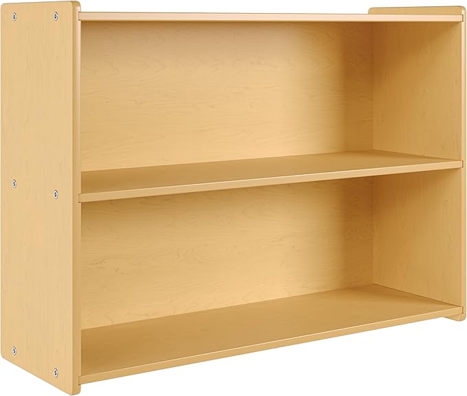 Angeles Value Line Narrow 2-Shelf Storage, Classroom Shelves and Daycare Furniture, Kids' Bookcases Cabinets & Shelves, 36" L x 12" W x 26" H