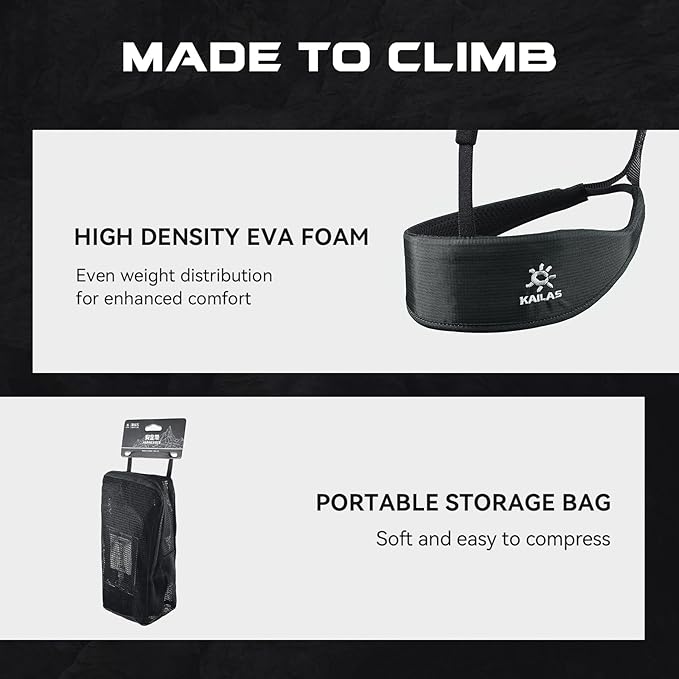 KAILAS Kids Rock Climbing Harness Child Safety Belt Climbing Gear Adjustable Lightweight Indoor Gyms Beginners Youth