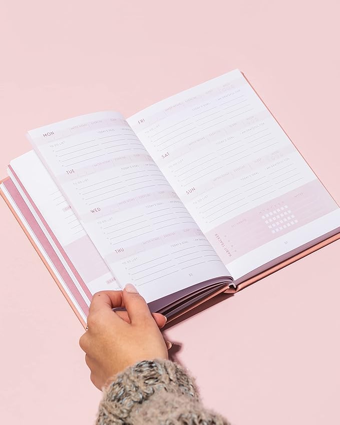 Self Care Planner by epic self - Undated Wellness Planner, 48 Weeks - Self-Love, and Habit Tracker for Women - Prioritize Your Well-being in 2024 - Daily & Weekly Reflection Pages