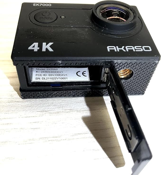 AKASO EK7000 4K30FPS 20MP WiFi Action Camera with EIS Ultra HD 131FT Waterproof Underwater Camera Remote Control 4X Zoom Support External Microphone