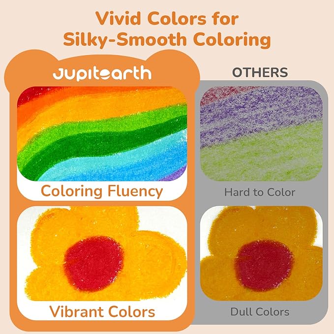 12 Color Twist Crayons for Toddlers 1-3 and Kids 4-8, Non-Toxic Washable Crayons 2-4, Ultra-Silky Easy-Grip Art Supplies, Ideal Coloring Gift for Boys and Girls