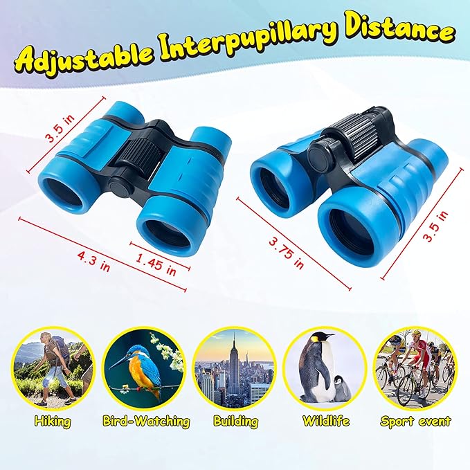 ESSENSON Kids Explorer Kit - Adventure Kit for Kids, Outdoor Explorer Kit with Binoculars, Summer Outdoor Toys for Kids Ages 4-8
