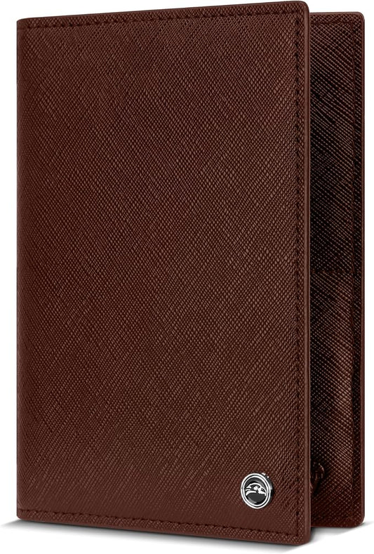 2 Passport Holder - Travel Essentials, RFID Blocking Wallet Credit Card Organiser, Plain Accessories Slim Cover For Men & Women